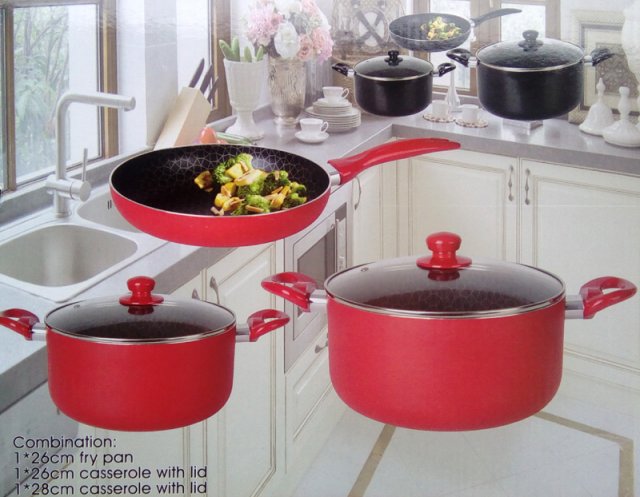 Komplet spider posuđa - Spider Cook3 Spider posuđe komplet 3u1