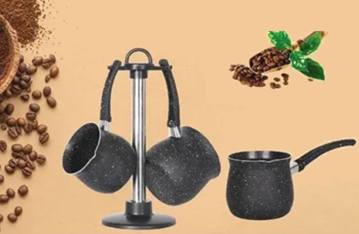 Set džezvi za kuvanje kafe od 3 komada Set džezvi za kuvanje kafe od 3 komada